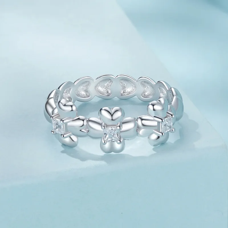 (zdjęcie do) Pierścionek PANDORA Style Four Leaf Clover - SCR1045 - Wyświetl 3