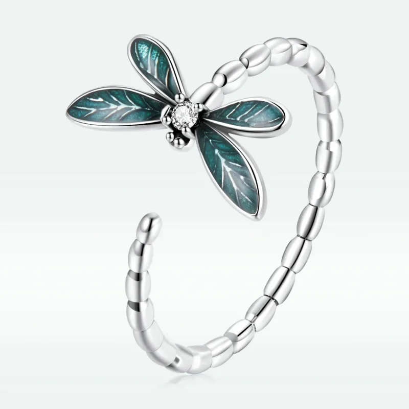 (zdjęcie do) Pierścionek PANDORA Style Gorgeous Dragonfly - BSR216 - Wyświetl 3
