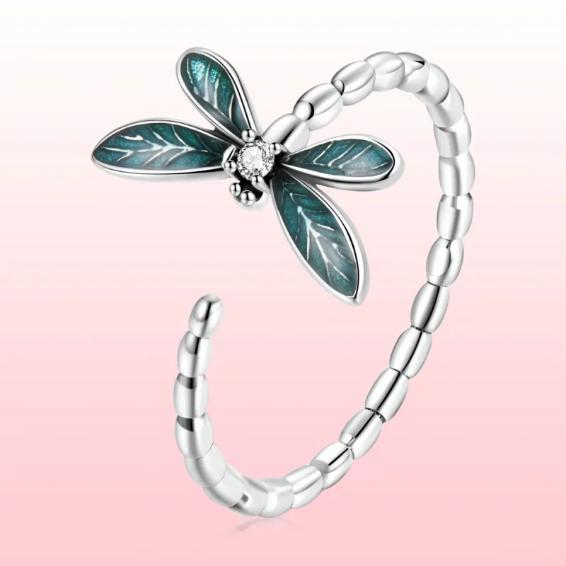 (zdjęcie do) Pierścionek PANDORA Style Gorgeous Dragonfly - BSR216 - Wyświetl 4