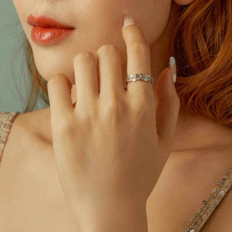 (zdjęcie do) Pierścionek PANDORA Style Leaf - BSR600 - Wyświetl 10