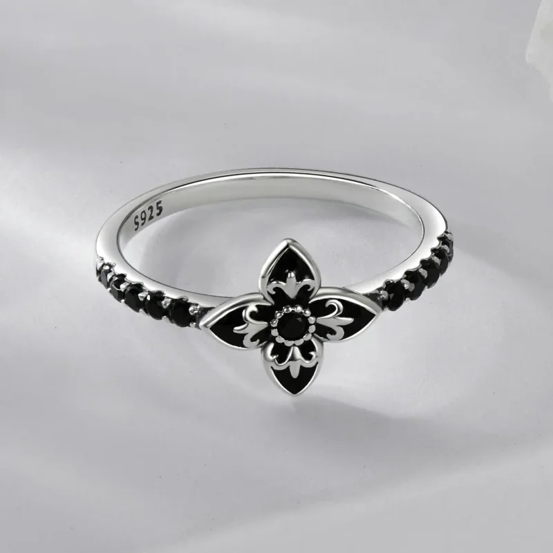 (zdjęcie do) Pierścionek PANDORA Style Night Flower - SCR1075 - Wyświetl 4