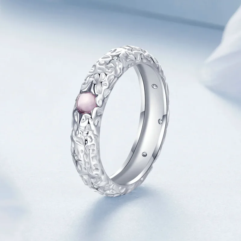 (zdjęcie do) Pierścionek PANDORA Style Textured Wide - BSR604 - Wyświetl 2