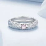 Pierścionek PANDORA Style Textured Wide - BSR604