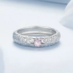 Pierścionek PANDORA Style Textured Wide - BSR604