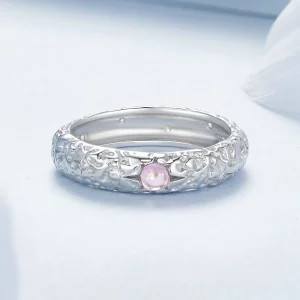 Pierścionek PANDORA Style Textured Wide - BSR604