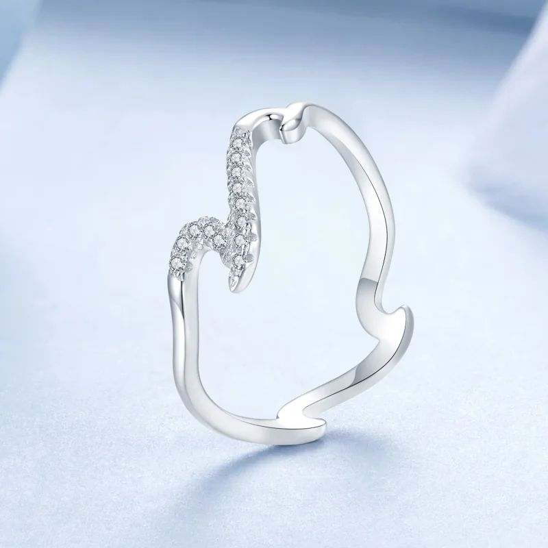 (zdjęcie do) Pierścionek PANDORA Style Wave - BSR587 - Wyświetl 2