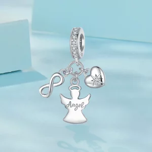 Wisiorek Anioł Stróż w stylu PANDORA - SCC2902
