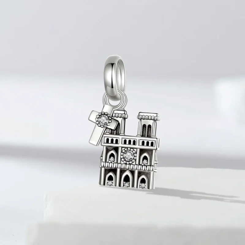 (zdjęcie do) Wisiorek Notre Dame de Paris w stylu PANDORA - SCC2873 - Wyświetl 2