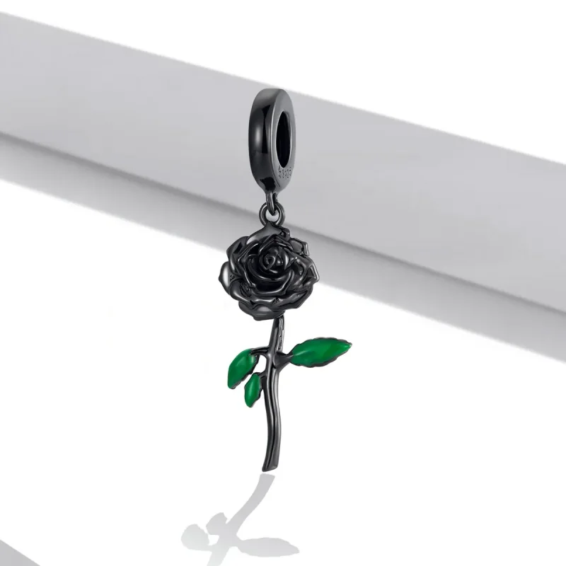 (zdjęcie do) Wisiorek PANDORA Style Black Rose - BSC584 - Wyświetl 2
