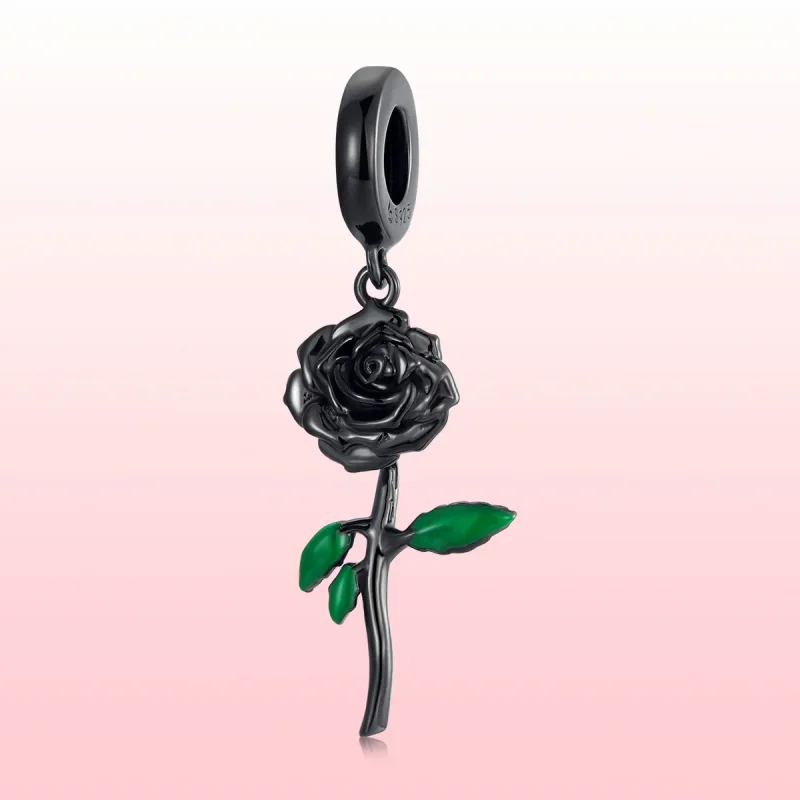(zdjęcie do) Wisiorek PANDORA Style Black Rose - BSC584 - Wyświetl 4