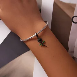 Wisiorek PANDORA Style Black Rose - BSC584