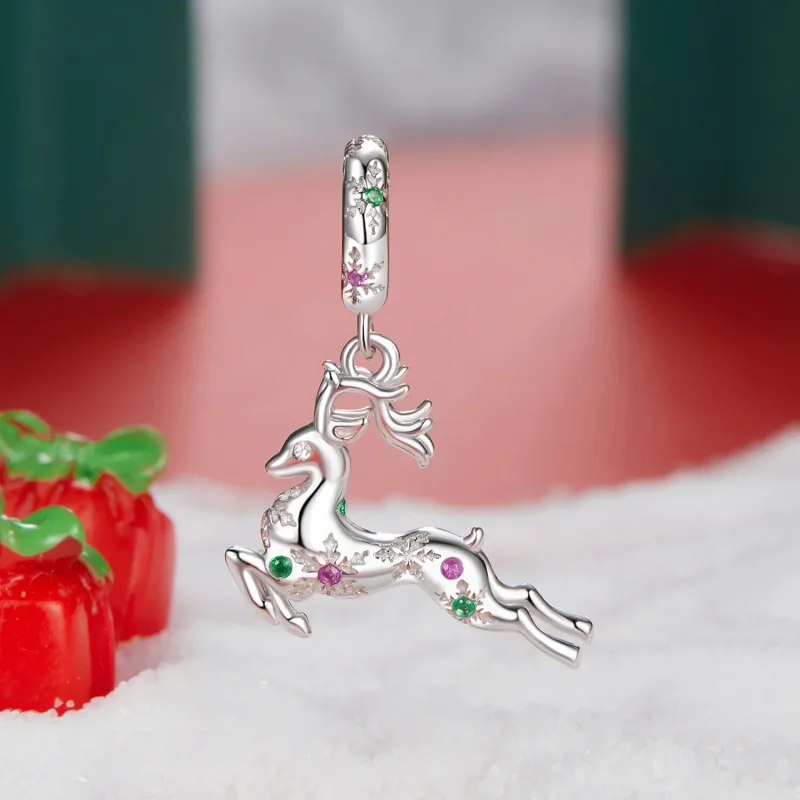 (zdjęcie do) Wisiorek PANDORA Style Christmas Elk - BSC1066 - Wyświetl 2
