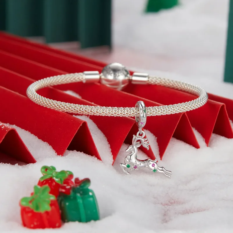 (zdjęcie do) Wisiorek PANDORA Style Christmas Elk - BSC1066 - Wyświetl 3
