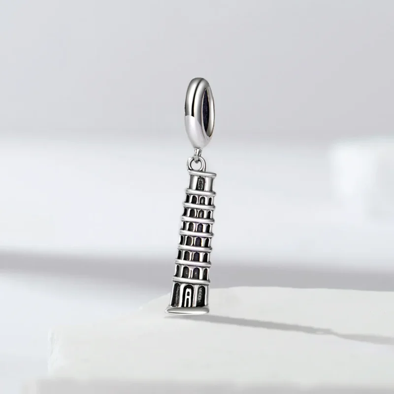 (zdjęcie do) Wisiorek PANDORA Style Krzywa Wieża w Pizie - SCC2876 - Wyświetl 2