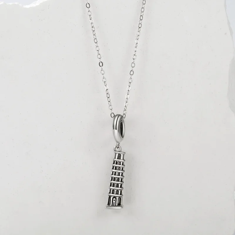 (zdjęcie do) Wisiorek PANDORA Style Krzywa Wieża w Pizie - SCC2876 - Wyświetl 3