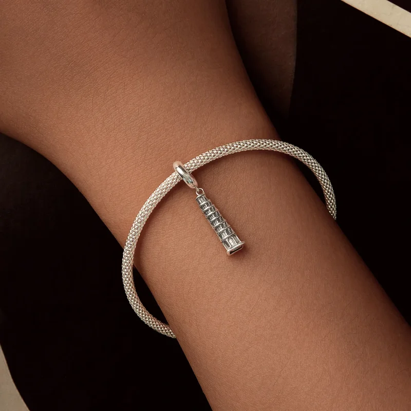 (zdjęcie do) Wisiorek PANDORA Style Krzywa Wieża w Pizie - SCC2876 - Wyświetl 6