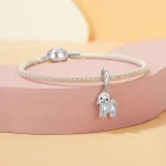 Wisiorek Shih Tzu w stylu PANDORA - SCC2834
