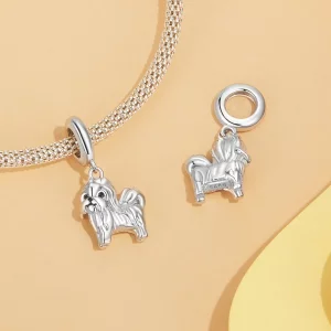 Wisiorek Shih Tzu w stylu PANDORA - SCC2834