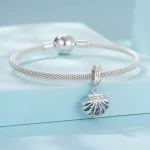 Wisiorek w kształcie muszli w stylu PANDORA - SCC2884