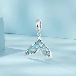 Wisiorek w kształcie rybiego ogona w stylu PANDORA - SCC2911
