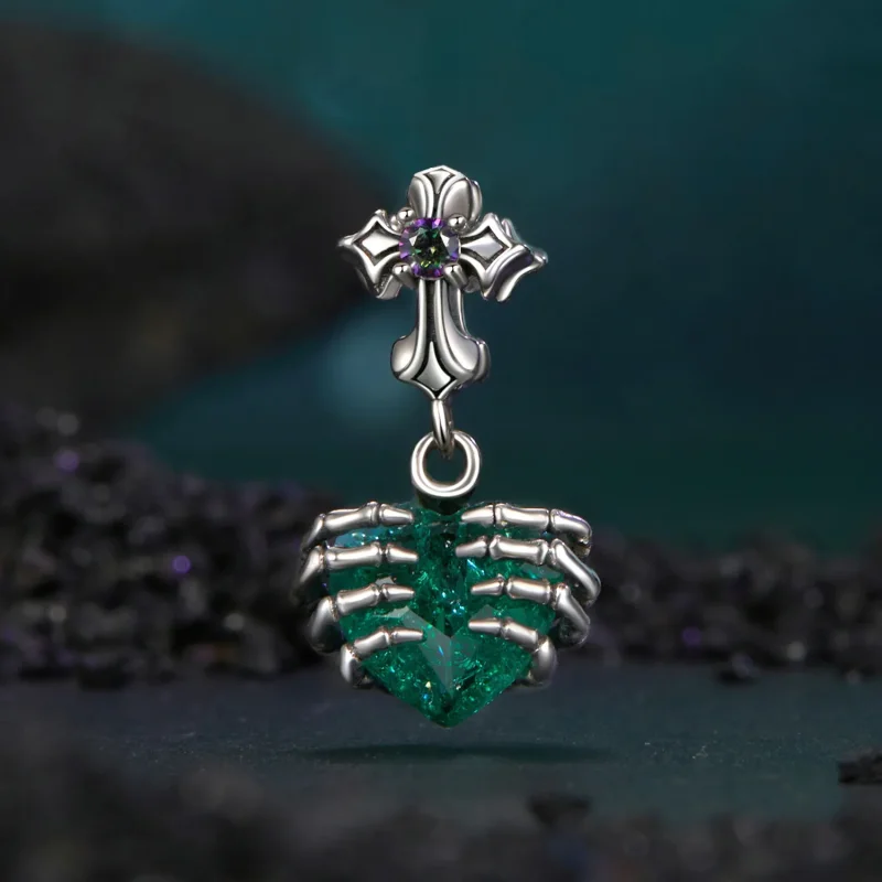 (zdjęcie do) Wisiorek w kształcie serca w stylu PANDORA - BSC1061 - Wyświetl 2