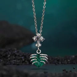 Wisiorek w kształcie serca w stylu PANDORA - BSC1061