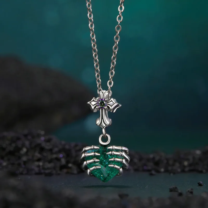 (zdjęcie do) Wisiorek w kształcie serca w stylu PANDORA - BSC1061 - Wyświetl 3
