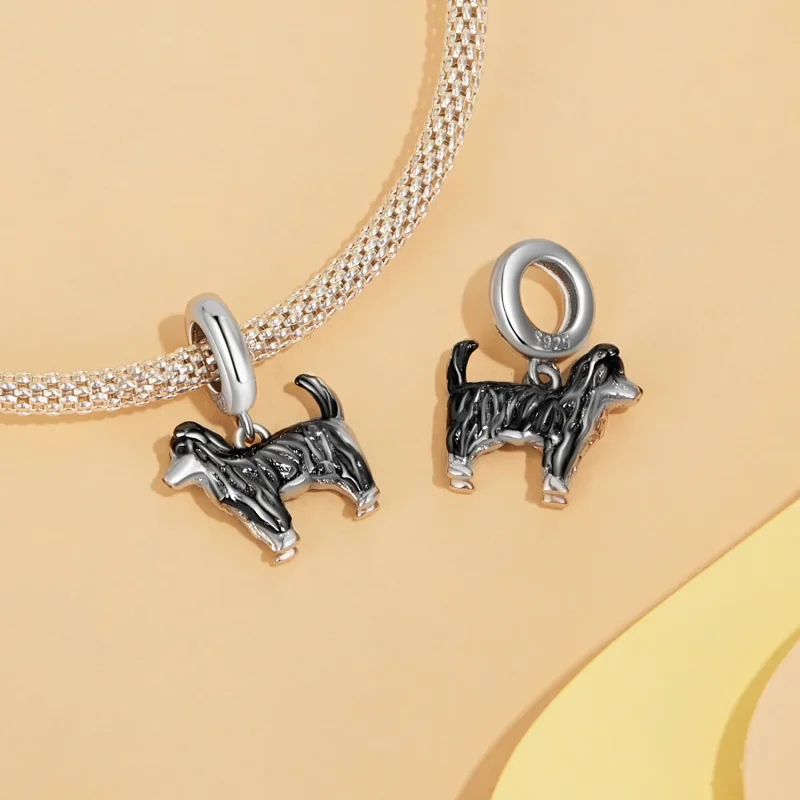 (zdjęcie do) Wisiorek w stylu PANDORA Border Collie - SCC2836 - Wyświetl 4