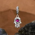 Wisiorek w stylu PANDORA Ręka Fatimy - SCC2848