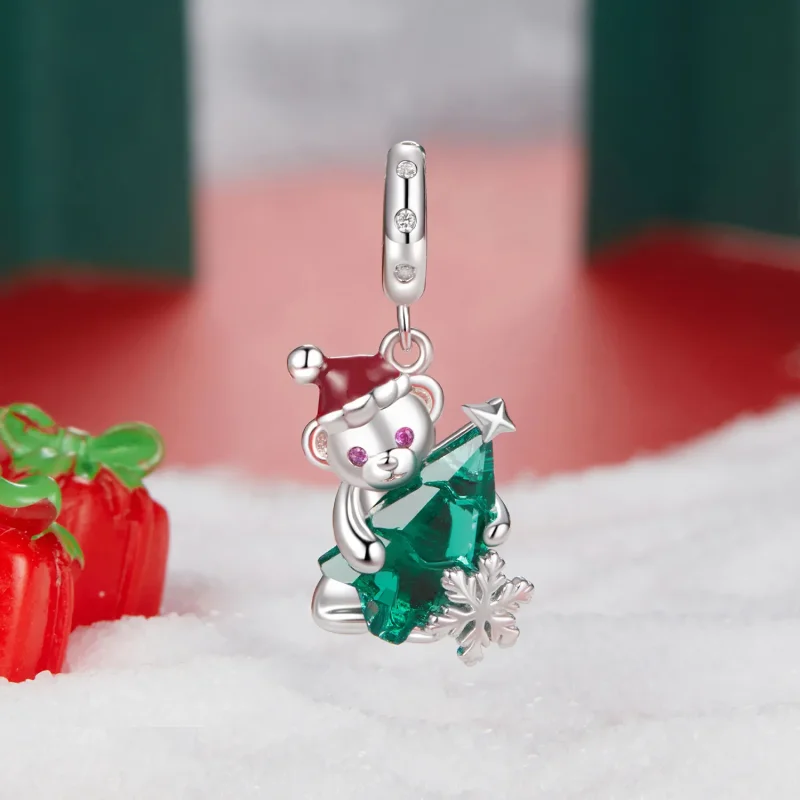 (zdjęcie do) Zawieszka Pandora Style Christmas Bear - BSC1065 - Wyświetl 2