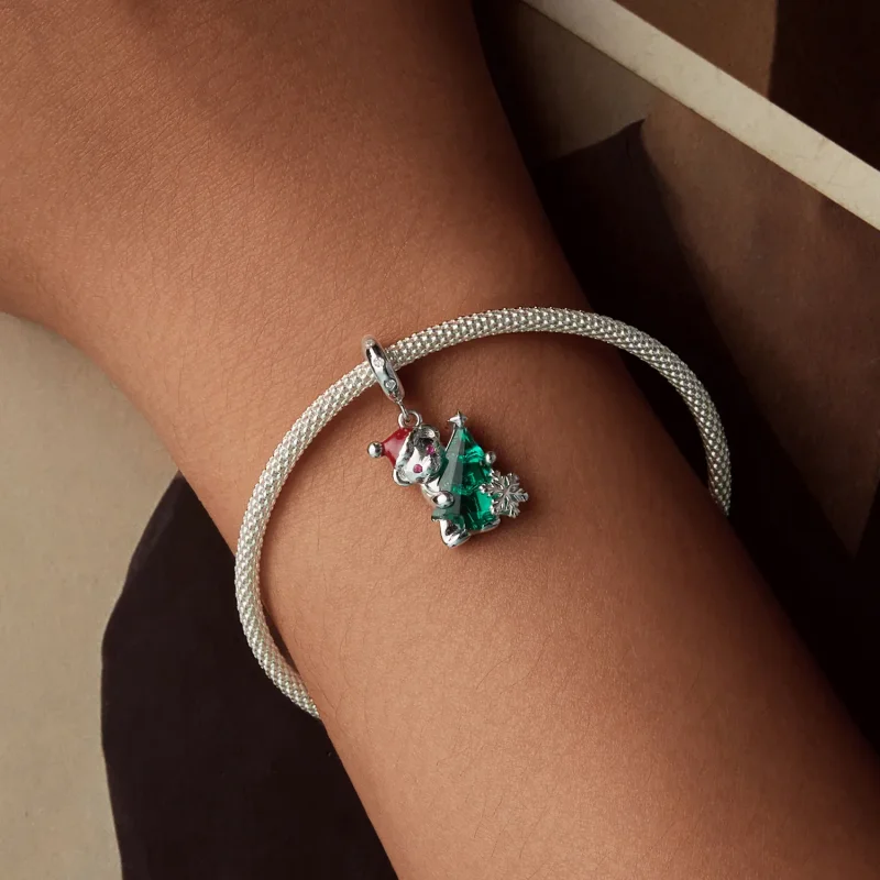 (zdjęcie do) Zawieszka Pandora Style Christmas Bear - BSC1065 - Wyświetl 5