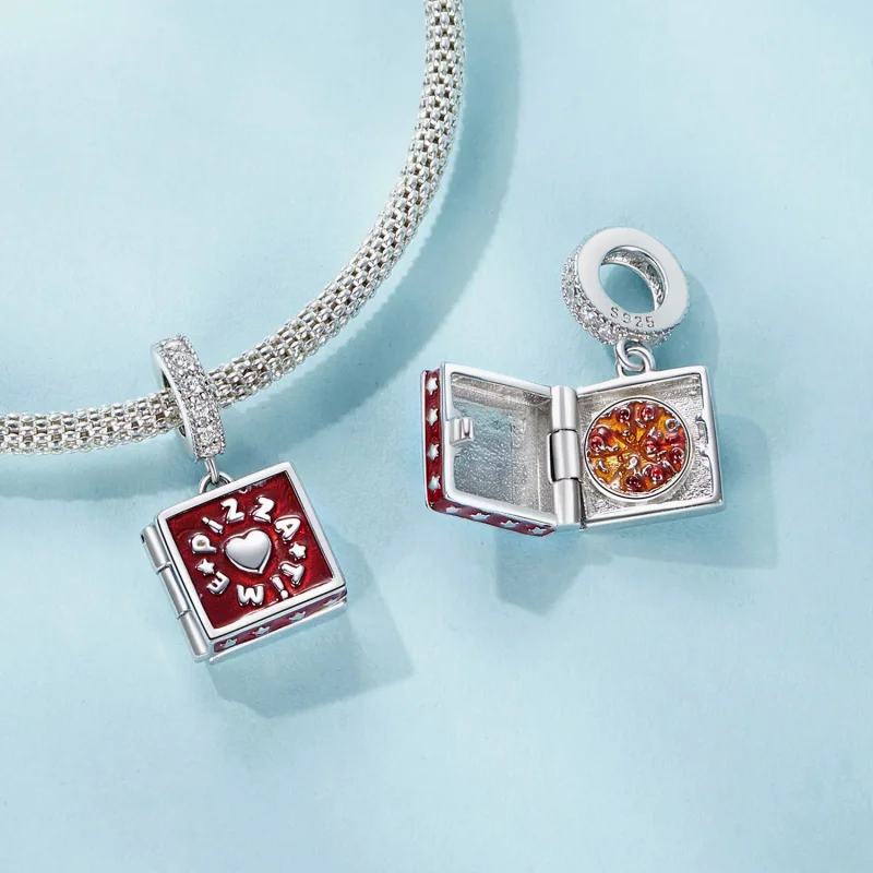 (zdjęcie do) Zawieszka Pandora Style Fun Pizza - SCC2841 - Wyświetl 5