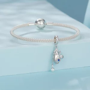 Zawieszka w kształcie butelki perfum w stylu vintage PANDORA - SCC2912