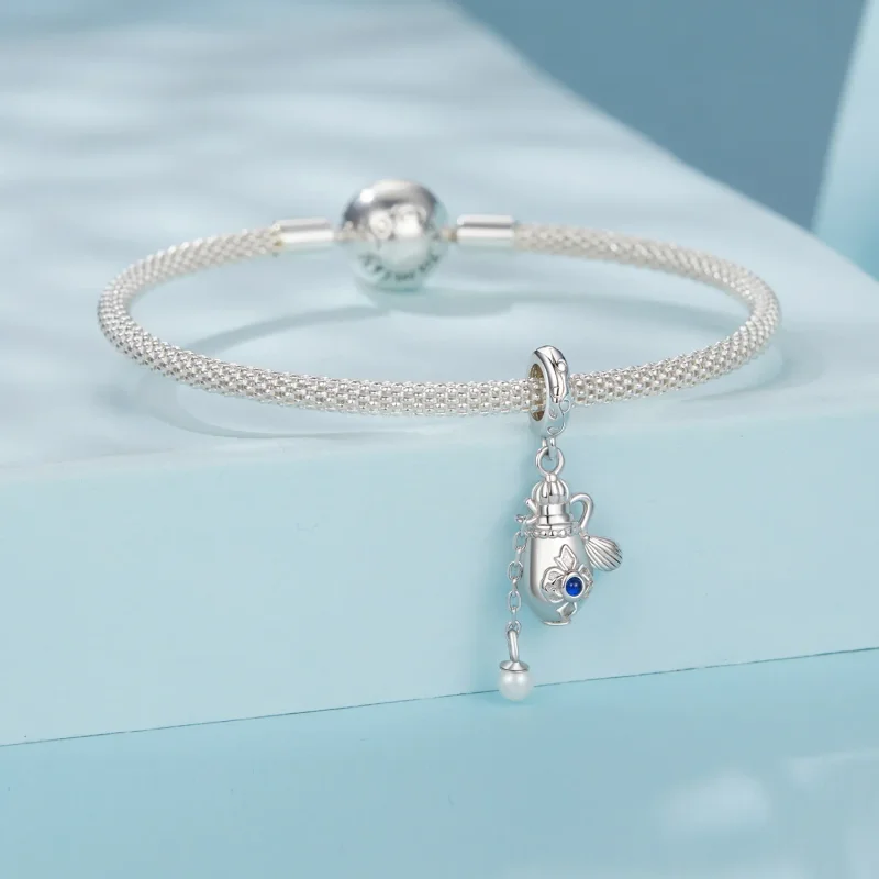 (zdjęcie do) Zawieszka w kształcie butelki perfum w stylu vintage PANDORA - SCC2912 - Wyświetl 3