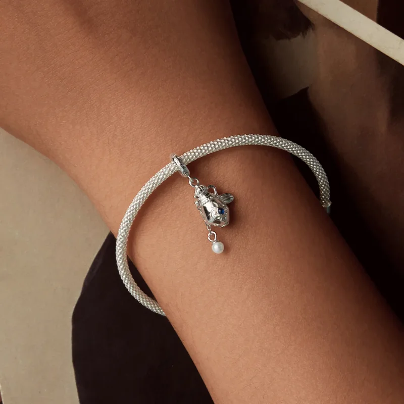 (zdjęcie do) Zawieszka w kształcie butelki perfum w stylu vintage PANDORA - SCC2912 - Wyświetl 5