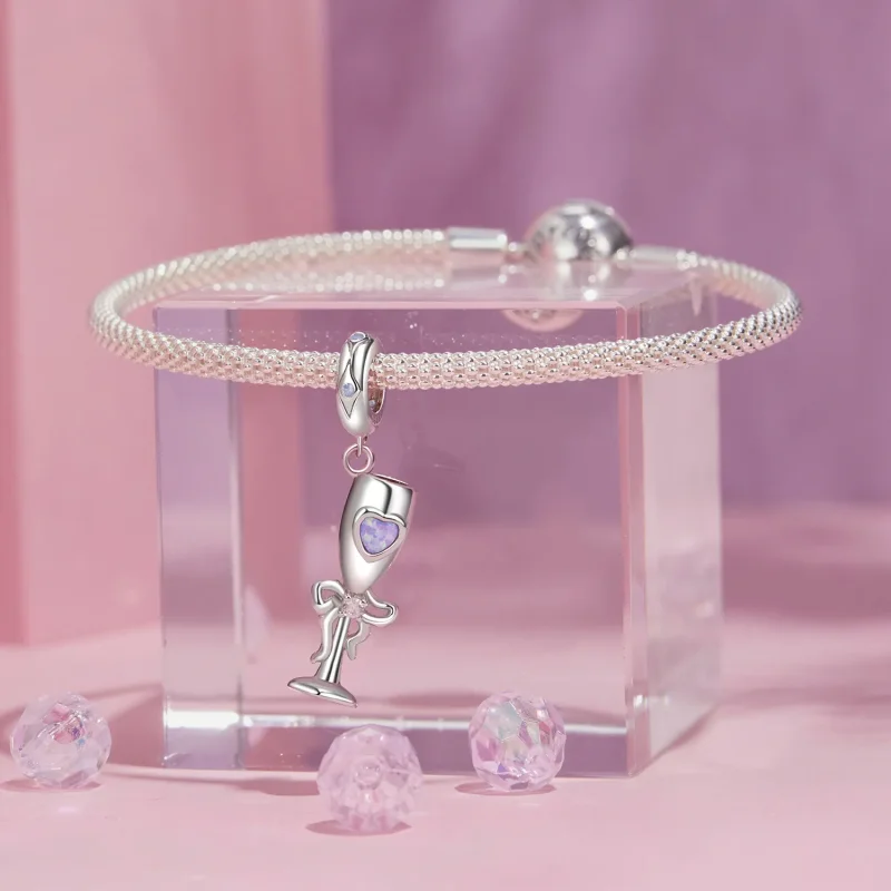 (zdjęcie do) Zawieszka w kształcie kielicha w stylu vintage PANDORA - SCC2889 - Wyświetl 3