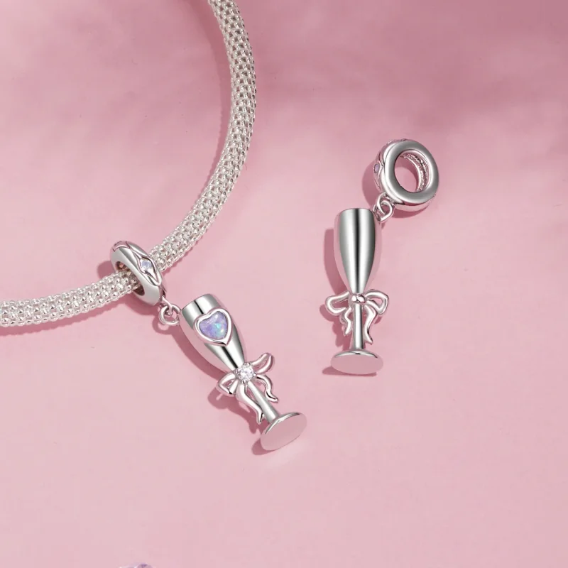 (zdjęcie do) Zawieszka w kształcie kielicha w stylu vintage PANDORA - SCC2889 - Wyświetl 4
