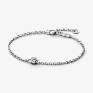 Bransoletka Pandora Era Lab-grown Diamond Bezel Chain Bracelet 0,15 karata srebro próby 925 - 592847C01