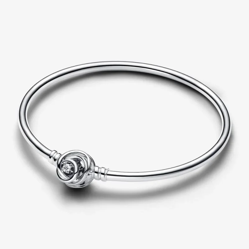 (zdjęcie do) Bransoletka Pandora Moments Encircled Clasp - 593229C01
