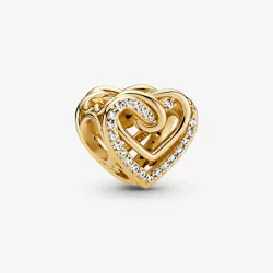 Charms Pandora Lśniące złączone serca - 769270C01