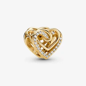 Charms Pandora Lśniące złączone serca - 769270C01