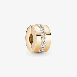 Klips Pandora z pasmem przejrzystych cyrkonii - 759518C01