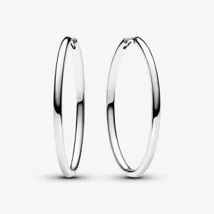 Kolczyki obręcze Pandora Moments 40 mm - 293336C00
