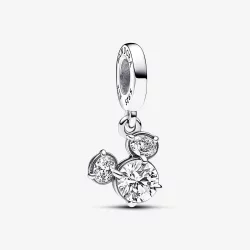 Lśniący charms-Zawieszka Pandora Disney w kształcie głowy Myszki Miki - 793031C01