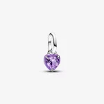 Mały charms-zawieszka Pandora ME Fioletowa czakra serca - 793042C04