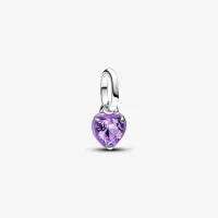 Mały charms-zawieszka Pandora ME Fioletowa czakra serca - 793042C04