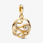 Pandora ME Pavé Wąż Medalion Charm - 762301C01