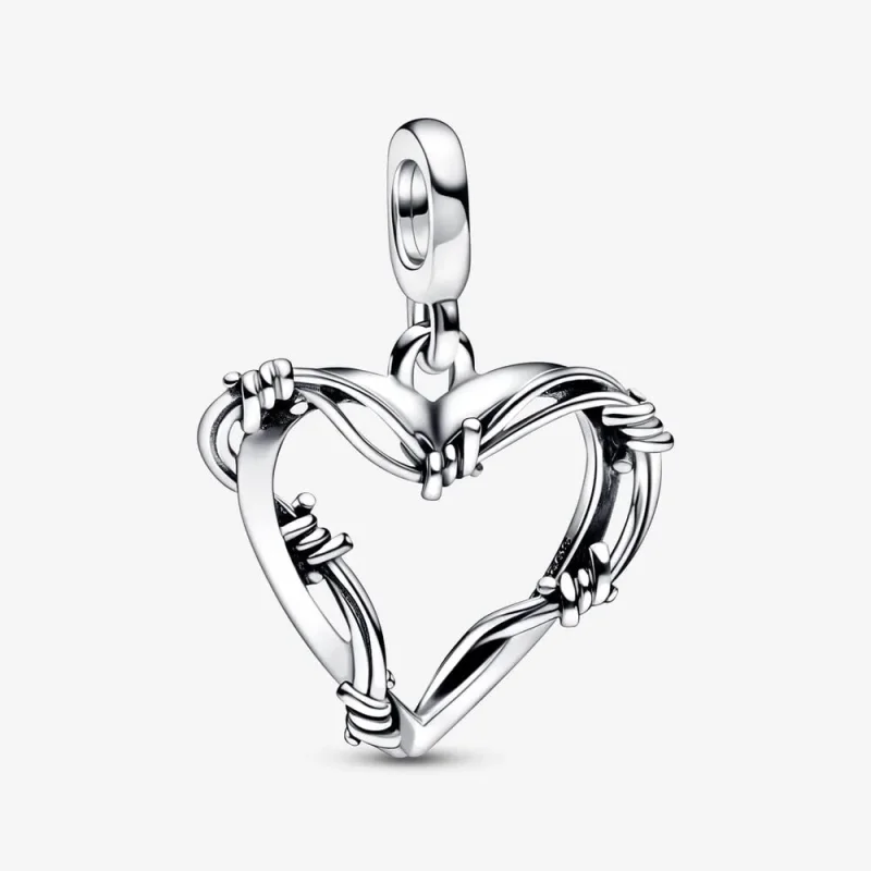 (zdjęcie do) Pandora Wire Heart Medallion Charm - 792526C00