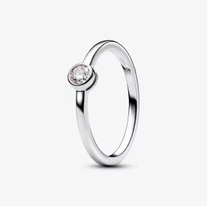 Pierścionek Pandora Era Lab-grown Diamond Bezel o wadze 0,15 karata i srebrnym srebrze próby 925 - 192894C01