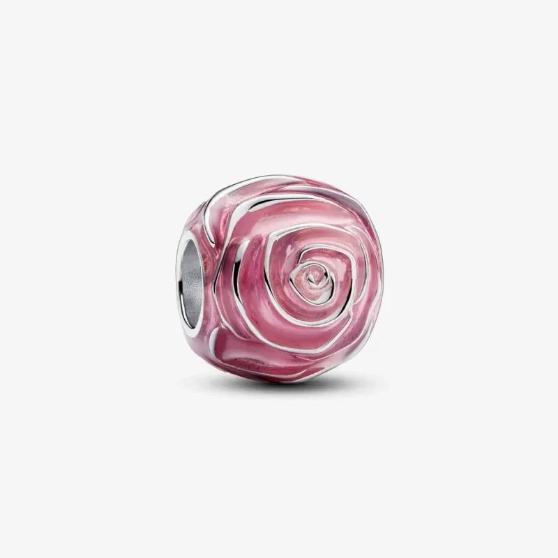 (zdjęcie do) Różowy Charms Pandora Kwitnąca róża - 793212C01